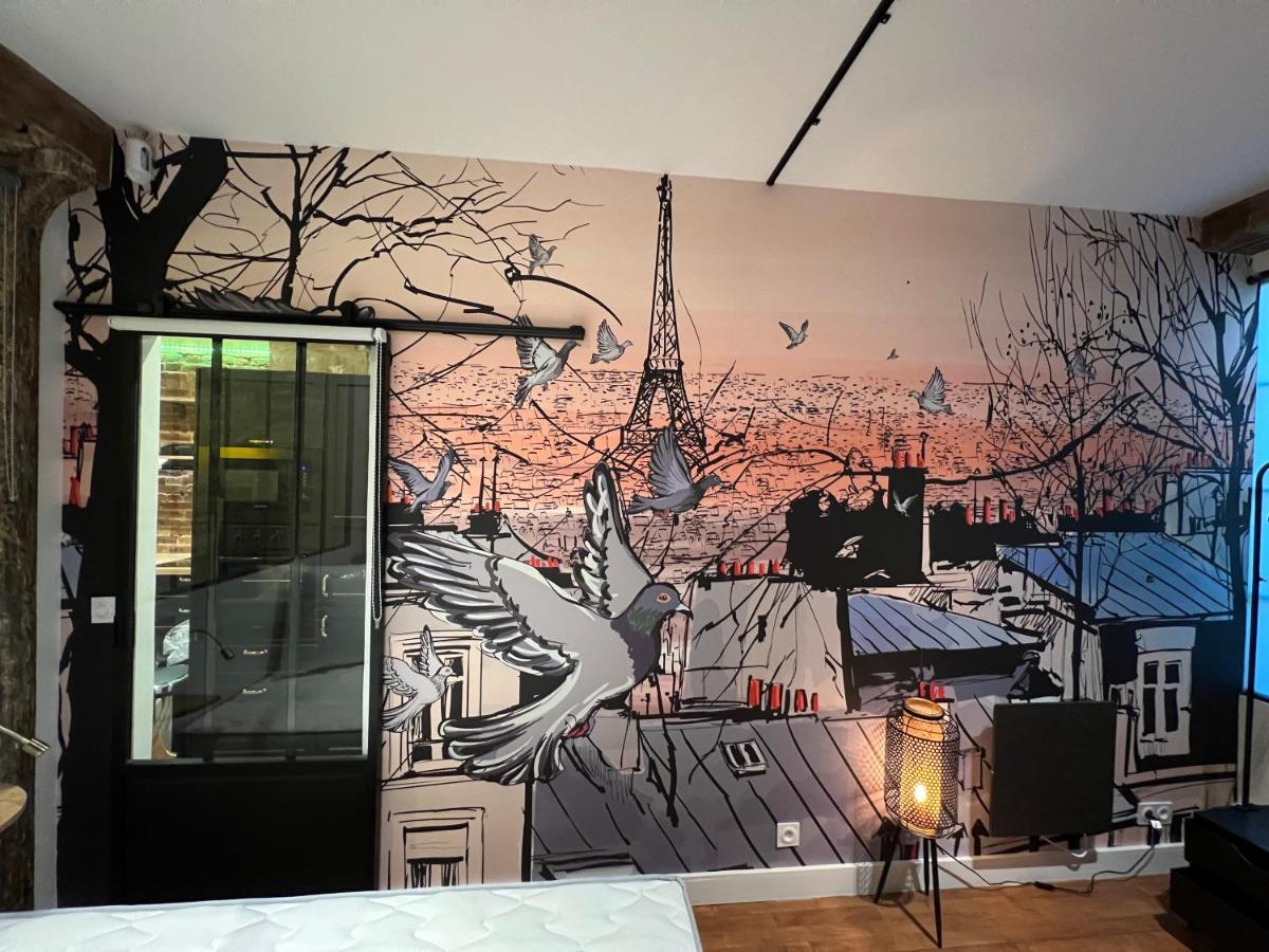 Good Vibes Luxurious Loft In Paris 11Th, With Ac & Table Football Eksteriør bilde